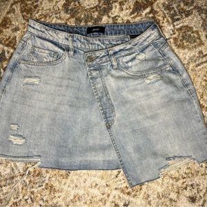 Vervet High Rise Denim Skirt Sz L